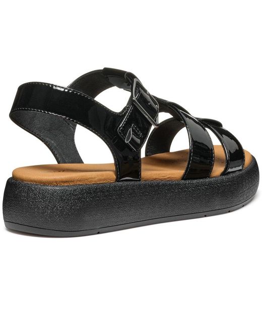 Geox Black D Camalei Sandals