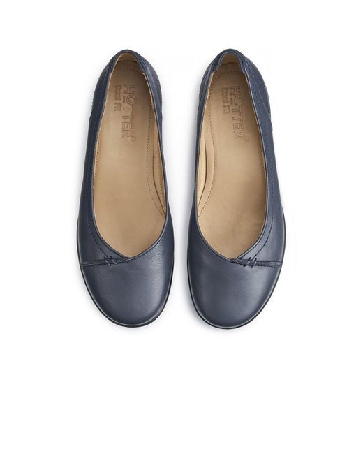 Hotter Blue Robyn Ii Extra Wide Pumps