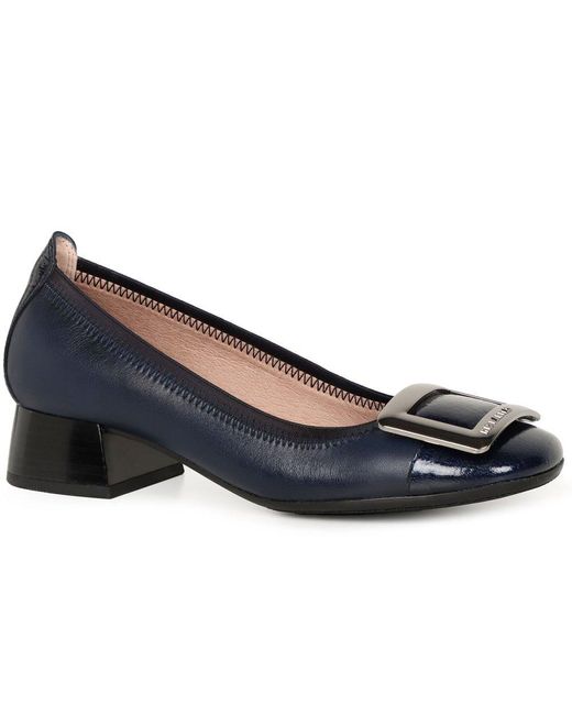Hispanitas Blue Manila Court Shoes