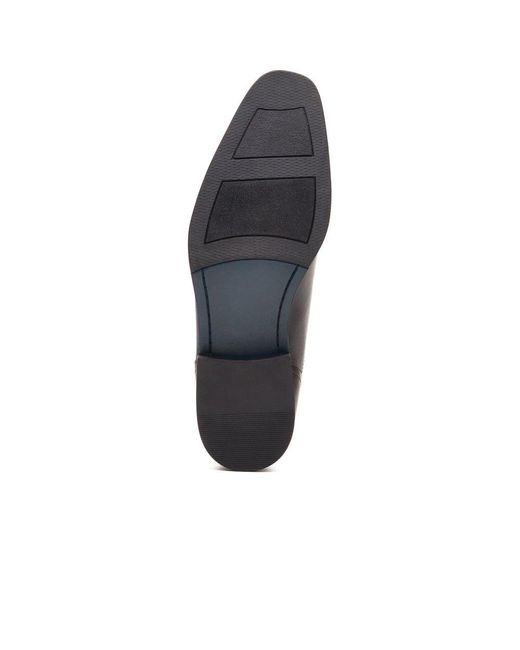Base London Black Portico Toe Cap Oxford Shoes for men
