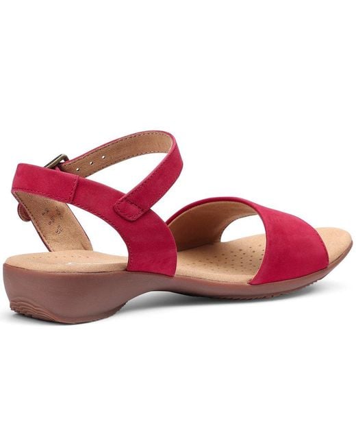 Hotter Red Tropic Sandals