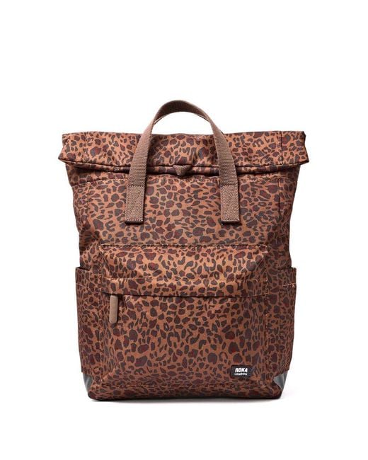 Roka Brown Canfield B Small Backpack