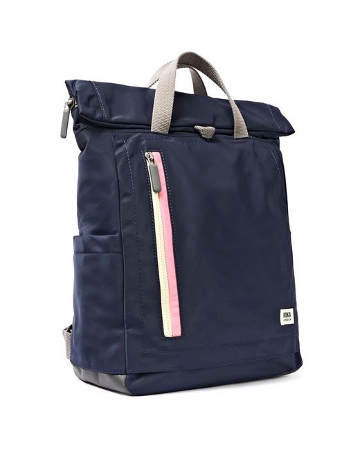 Roka Blue Camden J Med Stripe Backpack