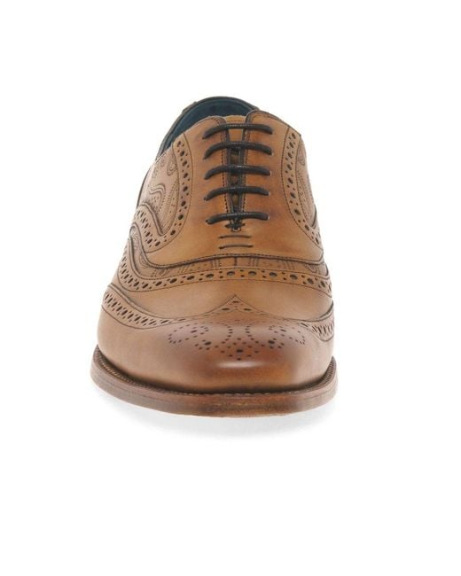 Barker Brown Men's Tan 'grant' Wingtip Brogue for men