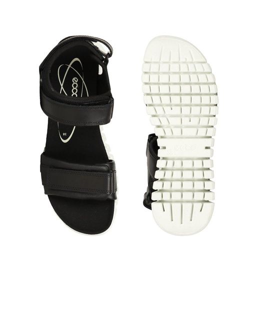 Ecco Black Gruuv Sol Sandals
