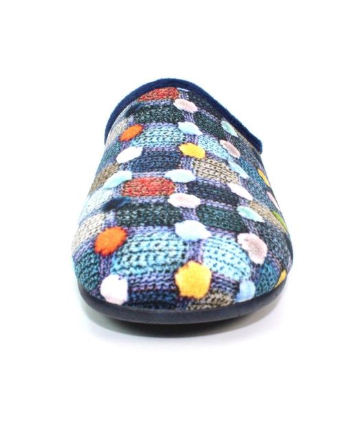 Lunar Blue Crackle Slippers