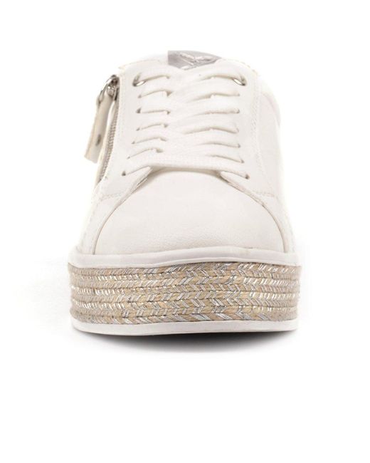Lunar (GRS) White Hallie Trainers
