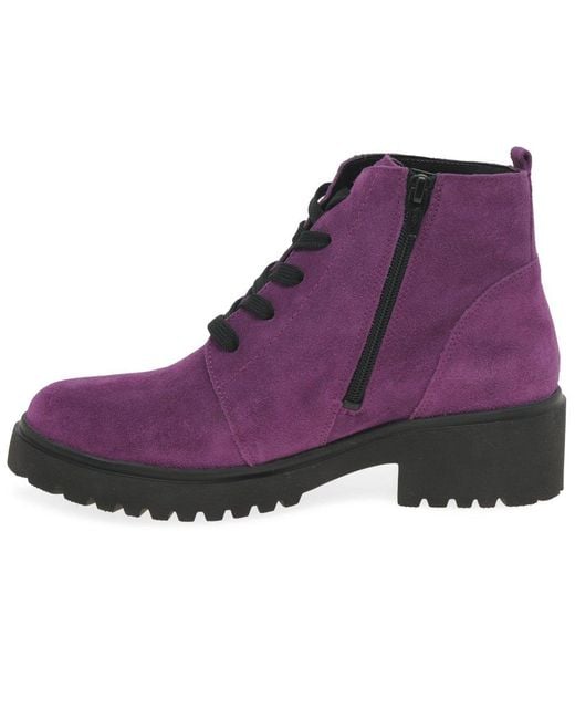 Waldläufer Purple Lucille Ankle Boots