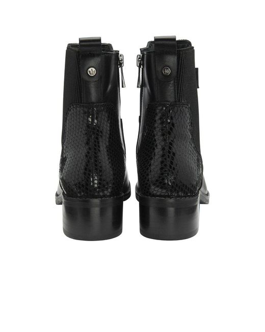 Lotus Black Lindley Ankle Boots