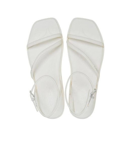 CROCSTM White Miami Ankle Strap Toe Loop Sandals