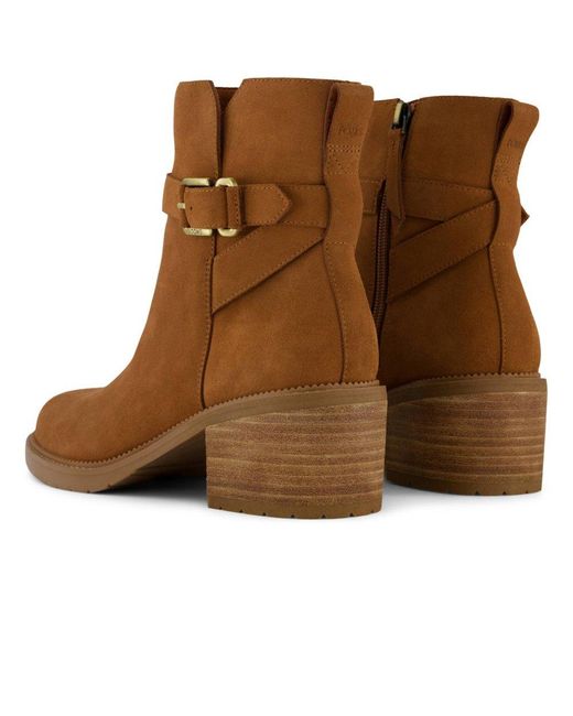 TOMS Brown Hailey Ankle Boots