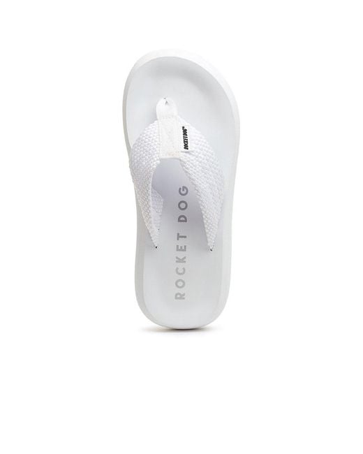Rocket Dog White Sunset Webbing Sandals