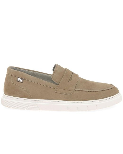 Gabor Gray Moritz Penny Style Loafers for men