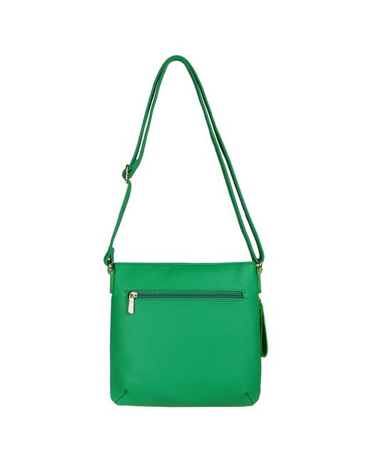 David Jones Green Boat Messenger Bag