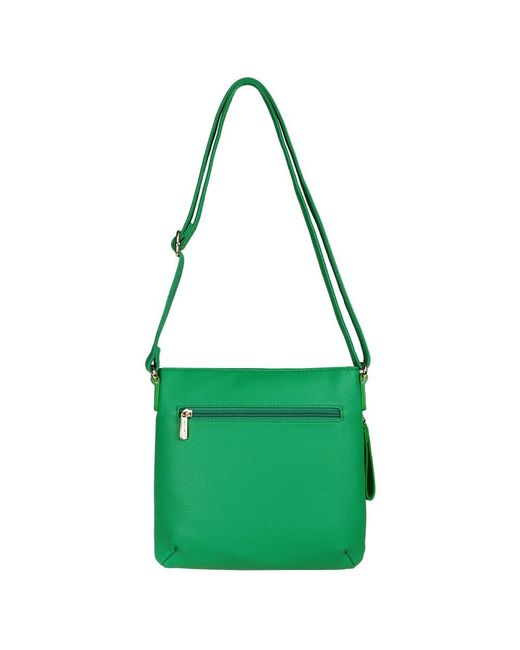 David Jones Green Boat Messenger Bag