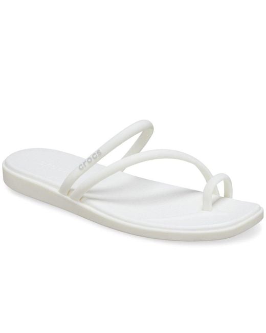 CROCSTM White Miami Toe Loop Sandals