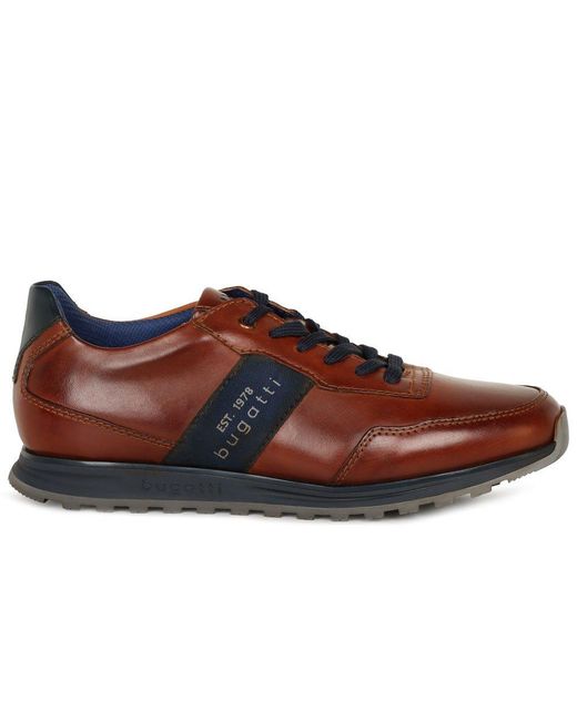 Bugatti Brown Apos;Cellar&Apos; Smart Trainers for men