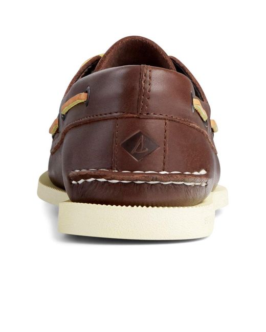 Sperry Top-Sider Brown Authentic Original Leather Boat Shoes for men