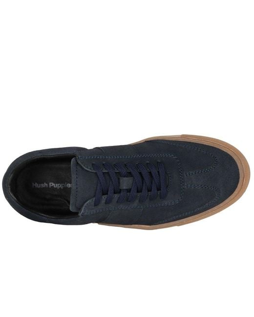 Hush Puppies Blue Riley Trainers for men