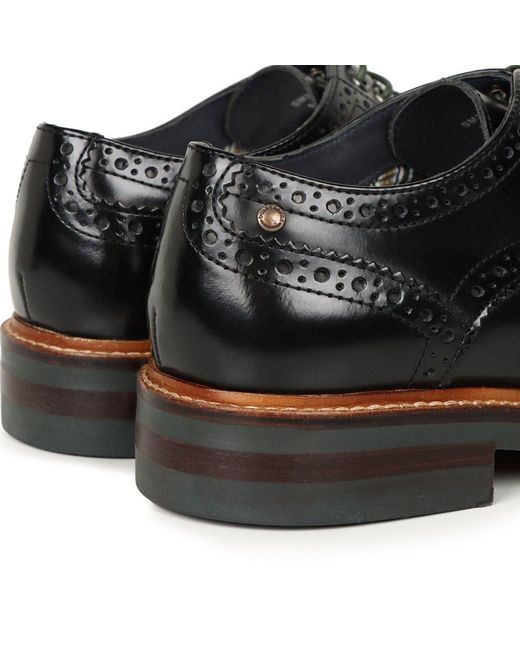 Base London Brown Woburn Brogues for men
