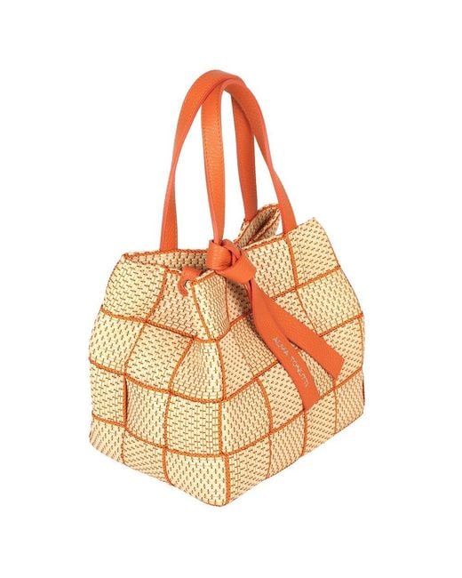 Alma Tonutti Orange Chiara Grab Bag