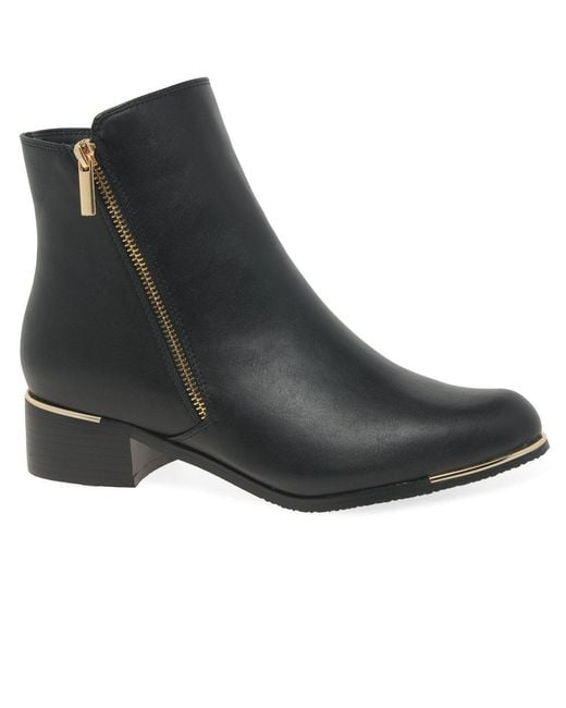 Lunar (GRS) Black Brise Ankle Boots