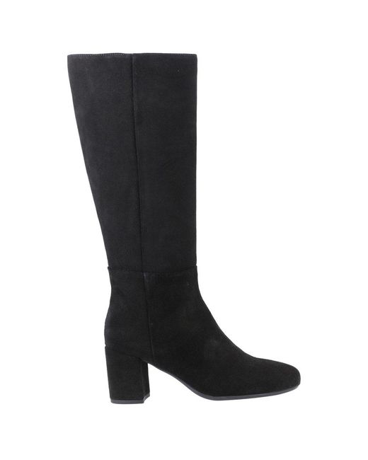 Hush Puppies Black Oprah Knee High Boots