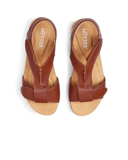 Hotter Brown Rysy Sandals