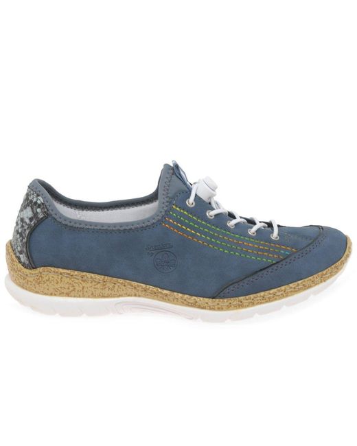 Rieker Blue Ripple Trainers