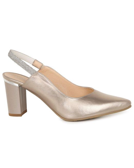 Bioeco Metallic Agatha Open Court Shoes