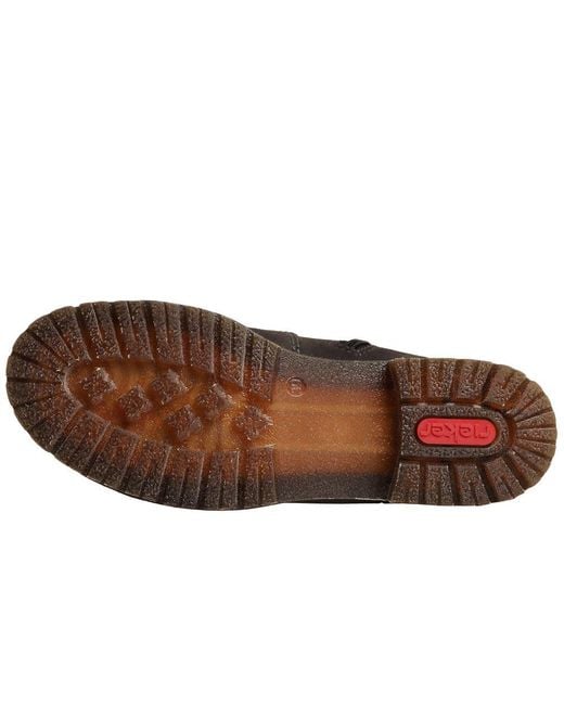 Rieker Brown Middleham Ankle Boots