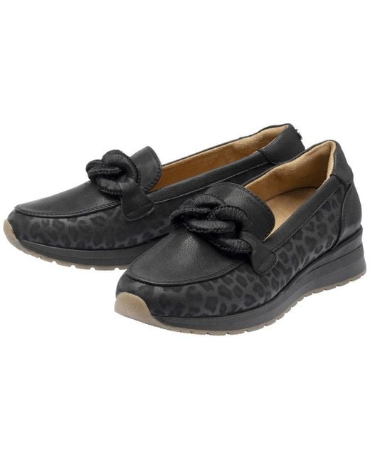 Lotus Black Maybelle Loafers