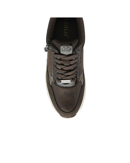 Lotus Black Pluto Trainers