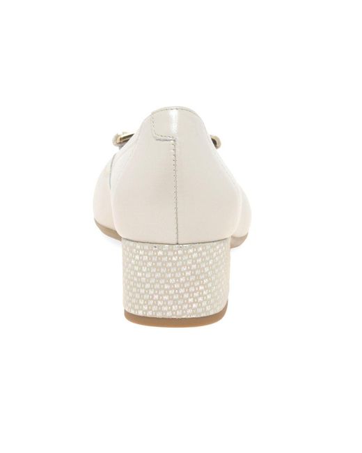 Bioeco White Eloise Court Shoes