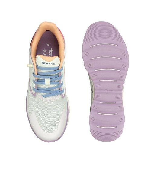 Tamaris Blue Poppy Trainers