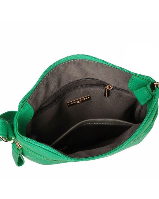 David Jones Green Boat Messenger Bag