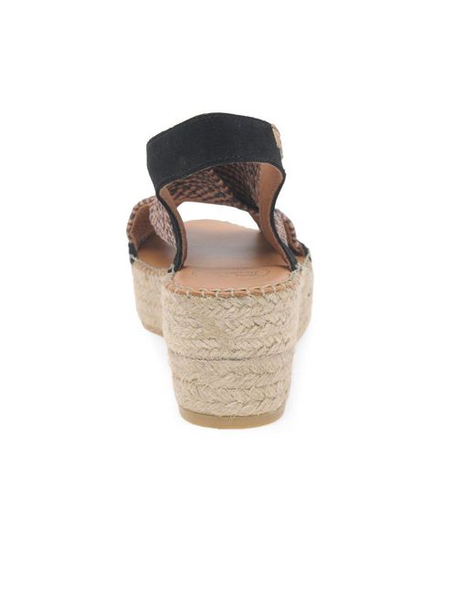 Toni Pons Multicolor Masai Espadrille Wedge Sandals