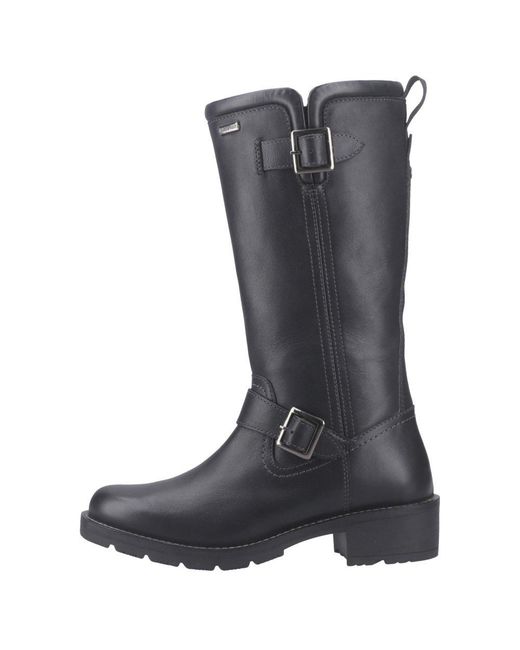 Hunter Blue Skye Tall Boot Leather Boots