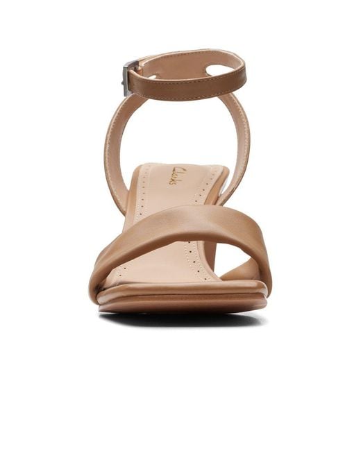Clarks Seren65 Strap Heeled Sandals in Brown Lyst UK