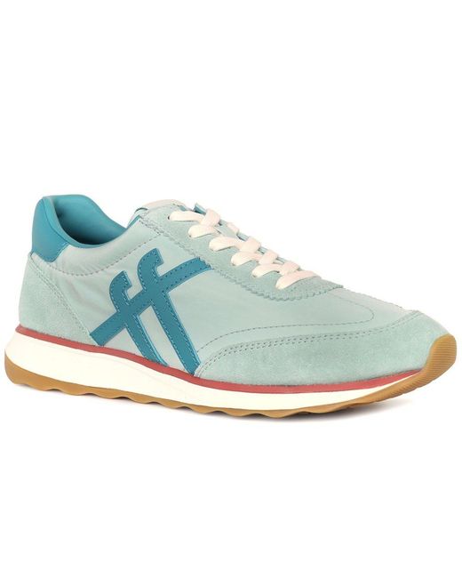 Fitflop Blue Retro-Q Trainers