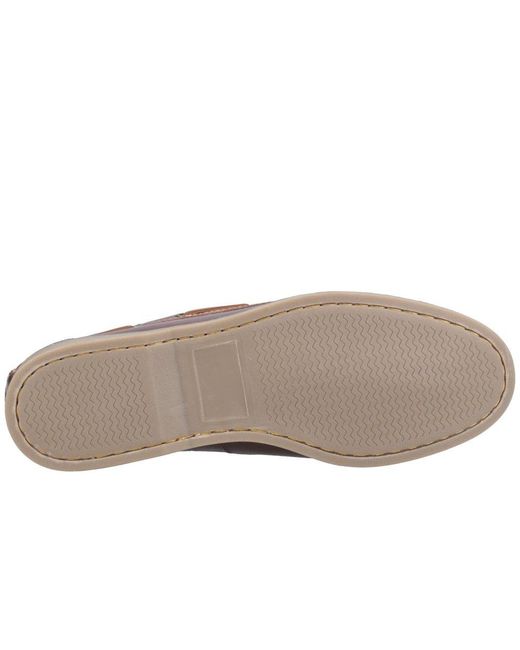 Hush Puppies Brown Wilson Boat Shoes for men