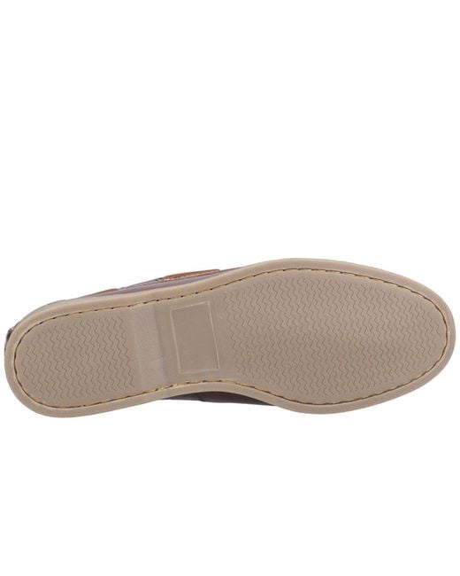 Hush Puppies Brown Wilson Boat Shoes for men