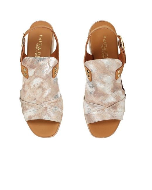 Paula Urban Brown Monte Carlo Sandals