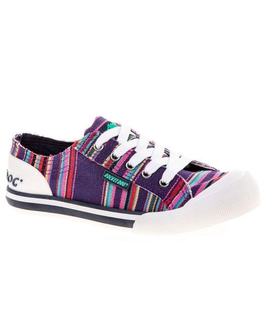 Rocket Dog Purple Rkt Dsv Jazzin Canvas Aloe