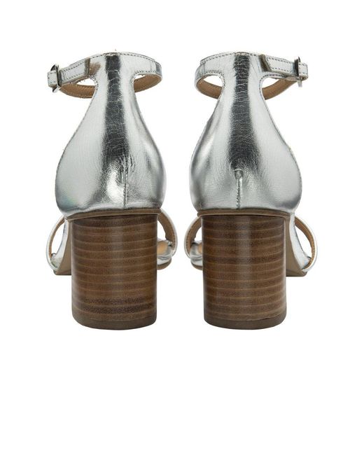 Ravel Metallic Callie Heeled Sandals