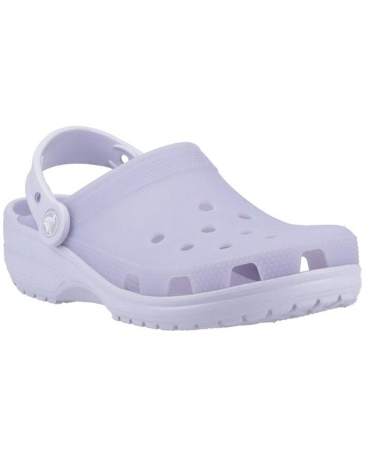 CROCSTM Blue Classic Frosted Clogs