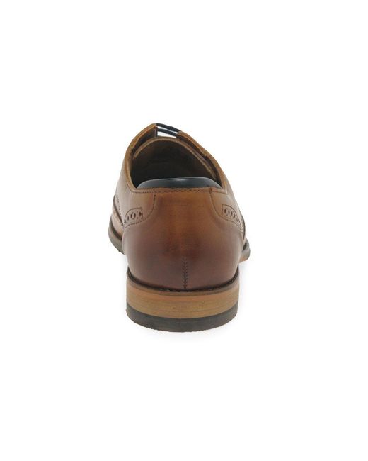 Clarks Brown Craftarlo Limit Brogues for men