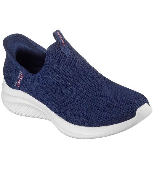 Skechers Blue Ultra Flex 3.0 Easy Win 150450-Nvy Slip On Shoe