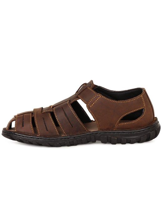 Lotus Brown Bruno Sandals for men