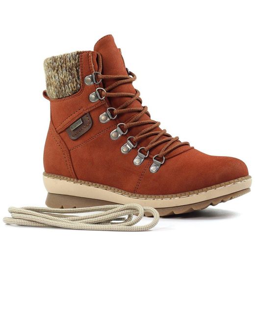 Lunar Brown Candy Ankle Boots